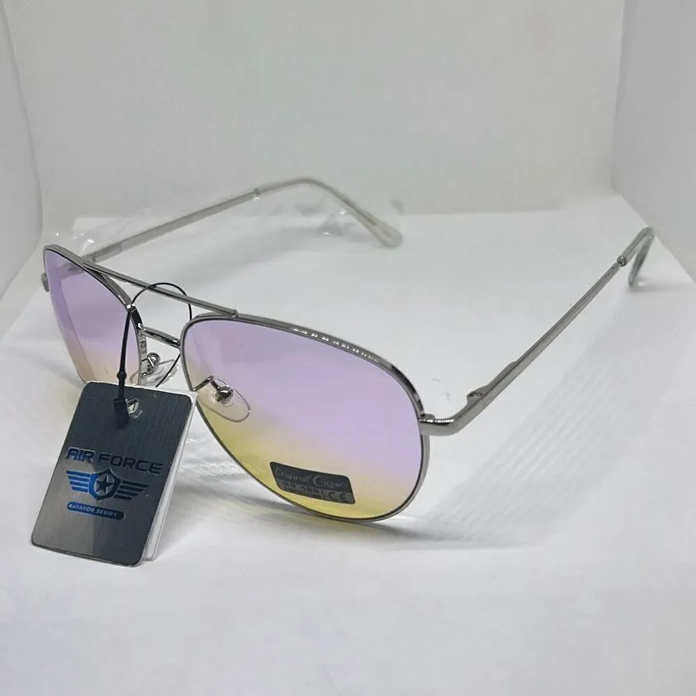 Air Force Unisex Aviator Ocean Lens Sunglasses